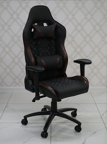 Компьютерное кресло Sprint коричневое / черное из шоурума 1