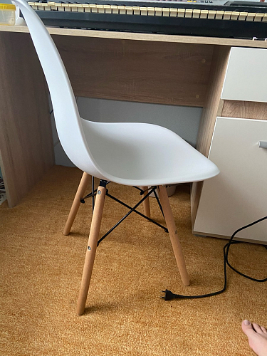 Пластиковый стул Eames PC-015 серый фото покупателя 99