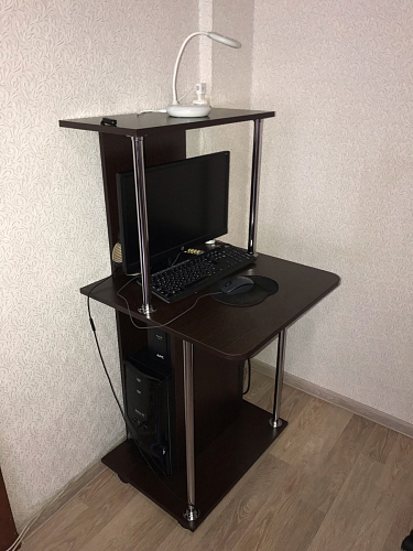 Компьютерный стол КСТ-12 белый  - Уцененный экземпляр фото покупателя 46