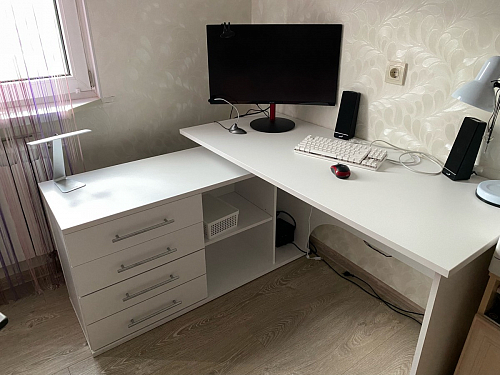 Компьютерный стол КСТ-109П правый венге фото покупателя 25