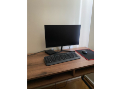 Письменный стол Леон Лофт дуб делано темный / черный матовый фото покупателя 151