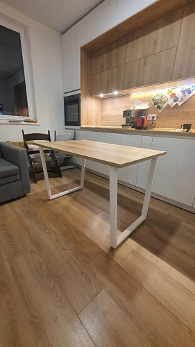 Стол Тринити Лофт 120 25 мм черный матовый / юта фото покупателя 116