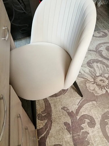 Стул на металлокаркасе Gabi gray / black фото покупателя 323