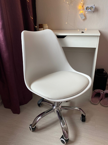 Компьютерное кресло Kolin cappuccino / chrome фото покупателя 28