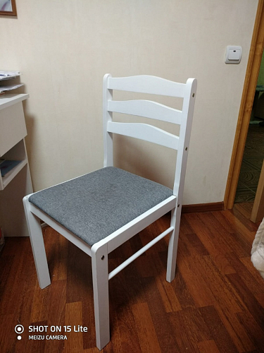 Стул деревянный Camel white / light grey фото покупателя 28