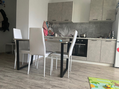 Деревянный стол Лота Лофт 140х80 дуб крафт табачный / черный матовый фото покупателя 270