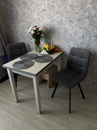 Стул на металлокаркасе Чилли бирюзовый / черный фото покупателя 685