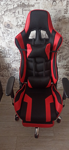 Компьютерное кресло Kano черное / красное фото покупателя 47