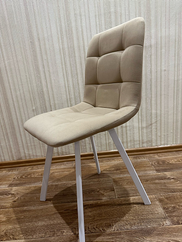 Стул на металлокаркасе Чилли темно-серый / черный каркас фото покупателя 131