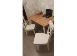 Стол Лота Лофт 140 25 мм юта / белый матовый фото покупателя 318