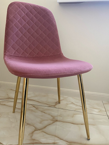 Стул на металлокаркасе Dabl 01 champagne / gold фото покупателя 204