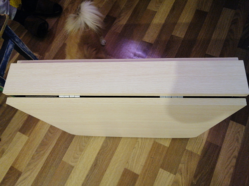 Стол-книжка СтК6 венге / дуб молочный высота 54 см фото покупателя 121