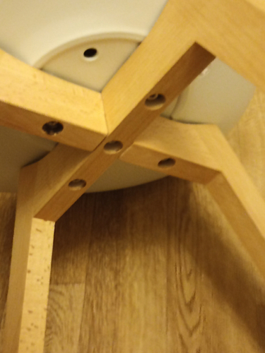 Стул Bonuss blue / wooden legs фото покупателя 35