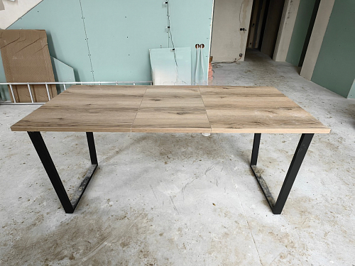 Стол раскладной Лота Лофт 120 25 мм юта / черный матовый фото покупателя 298