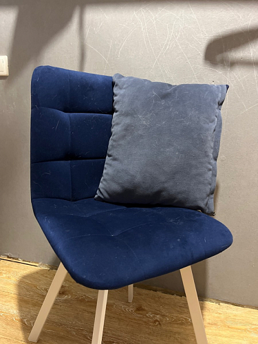 Комплект из "Стул на металлокаркасе Чилли розовый / черный каркас" 2 шт. фото покупателя 1465