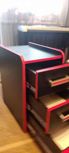 Тумба Ханна черная / красная - Уцененный экземпляр фото покупателя 114