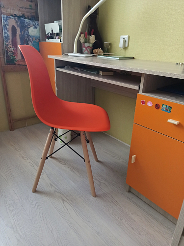 Пластиковый стул Eames PC-015 серый фото покупателя 144