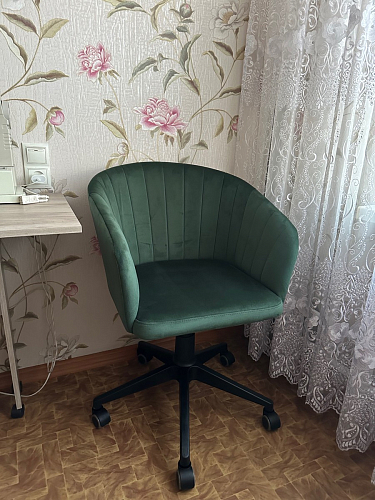 Компьютерное кресло Тибо светло-коричневый / белый фото покупателя 86