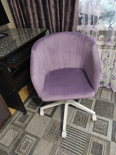 Компьютерное кресло Тибо светло-коричневый / белый фото покупателя 203