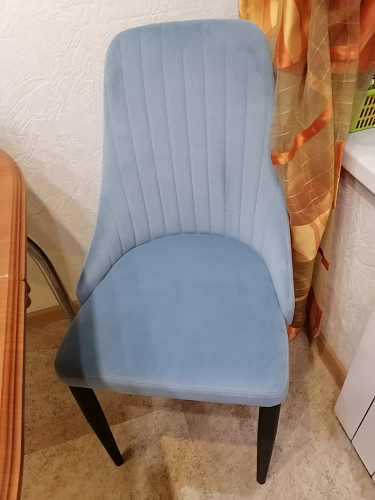 Стул на металлокаркасе Kora green / black фото покупателя 141