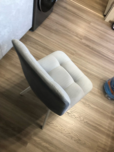 Стул на металлокаркасе Чилли зеленый / белый каркас фото покупателя 3