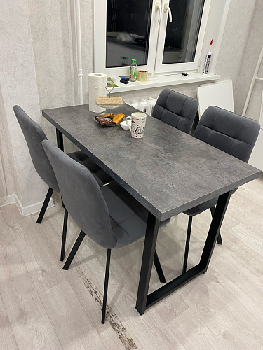 Стул на металлокаркасе Чилли синий / белый фото покупателя 1049