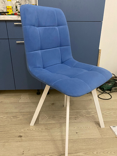 Стул на металлокаркасе Чилли зеленый / черный фото покупателя 1460