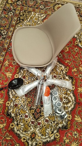 Компьютерное кресло Kolin cappuccino / chrome фото покупателя 24