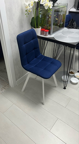 Стул на металлокаркасе Чилли зеленый / белый каркас фото покупателя 651