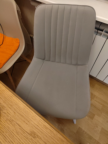 Комплект стульев Вейв 4 шт светло-серый / черный фото покупателя 181