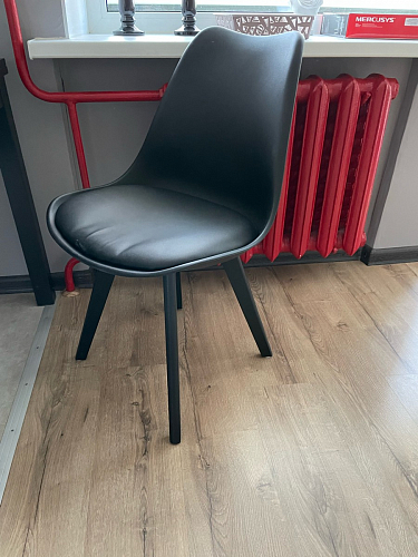 Деревянный стул Bonuss black / black фото покупателя 50