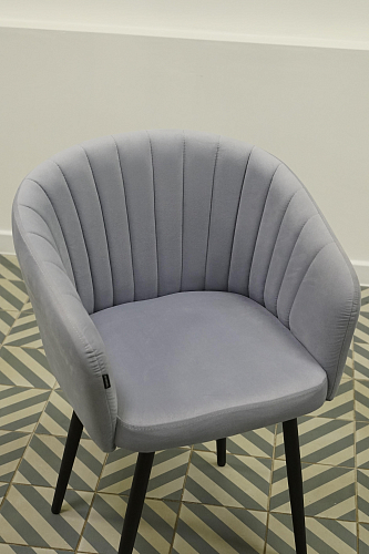 Стул на металлокаркасе Моншау крутящийся velutto 52 / черный из шоурума 5