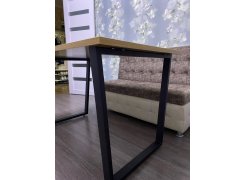 Стол Лота Лофт 120 25 мм дуб делано темный / черный матовый фото покупателя 549