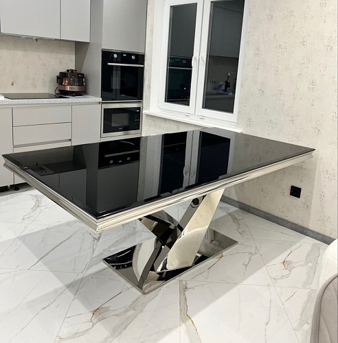 Стол на тумбе Levon 200x100x75 black фото покупателя 1