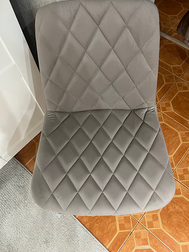 Комплект из "МР Стул Баодин К б/к латте (velutto 08) / черный каркас , 4 шт" фото покупателя 12