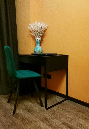 Стул на металлокаркасе Чилли зеленый / черный фото покупателя 1172