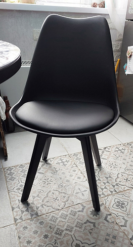 Деревянный стул Bonuss black / black фото покупателя 32