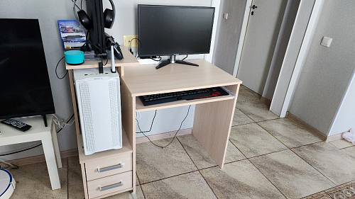 Компьютерный стол Джаз-24 левый дуб сонома фото покупателя 15