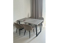 Стол Лота Лофт 120 25 мм сабия / черный матовый фото покупателя 819