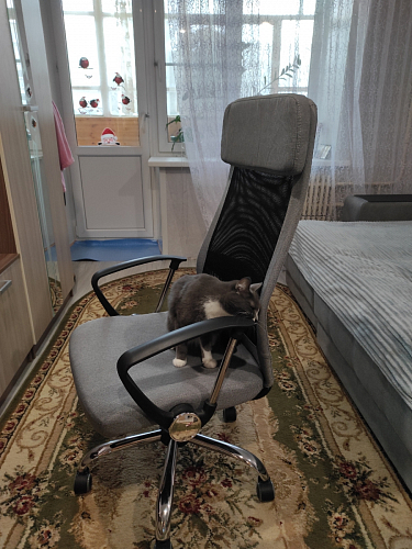 Компьютерное кресло Profit серое / черное фото покупателя 10