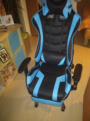 Компьютерное кресло Kano 1 light blue / black фото покупателя 164