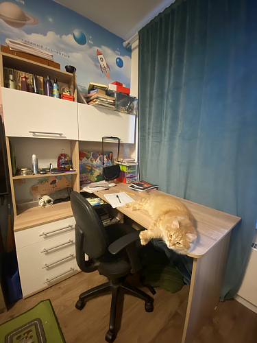 Компьютерный стол КСТ-14.1П белый правый фото покупателя 4