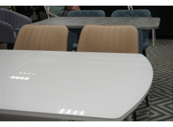 Стул на металлокаркасе Седа К 02 светло-серый / белый из шоурума 2