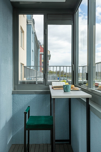 Барная стойка Дилан Лофт 120х60х110 бетон фото покупателя 132