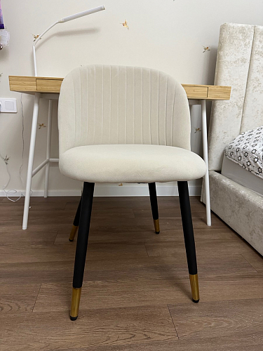 Стул на металлокаркасе Gabi gray / black фото покупателя 254