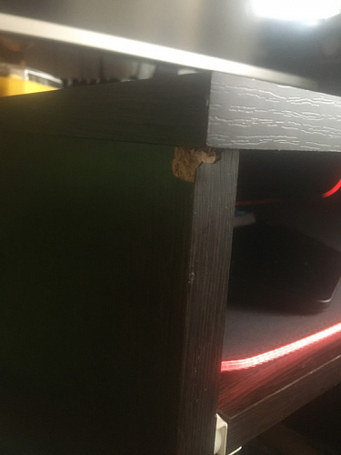 Стол компьютерный Джаз-24 правый белый фото покупателя 121