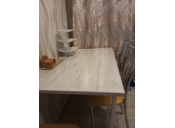 Стол Лота Лофт 140 25 мм юта / белый матовый фото покупателя 516