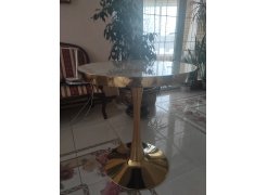 Деревянный стол Dorian 70x75 бежевый / золотой фото покупателя 19