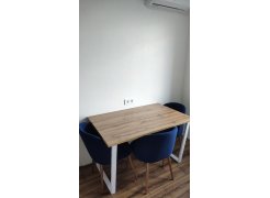 Стол Лота Лофт 140 25 мм юта / белый матовый фото покупателя 948