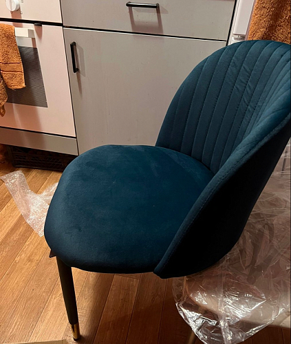 Стул на металлокаркасе Gabi latte / gold / black фото покупателя 930